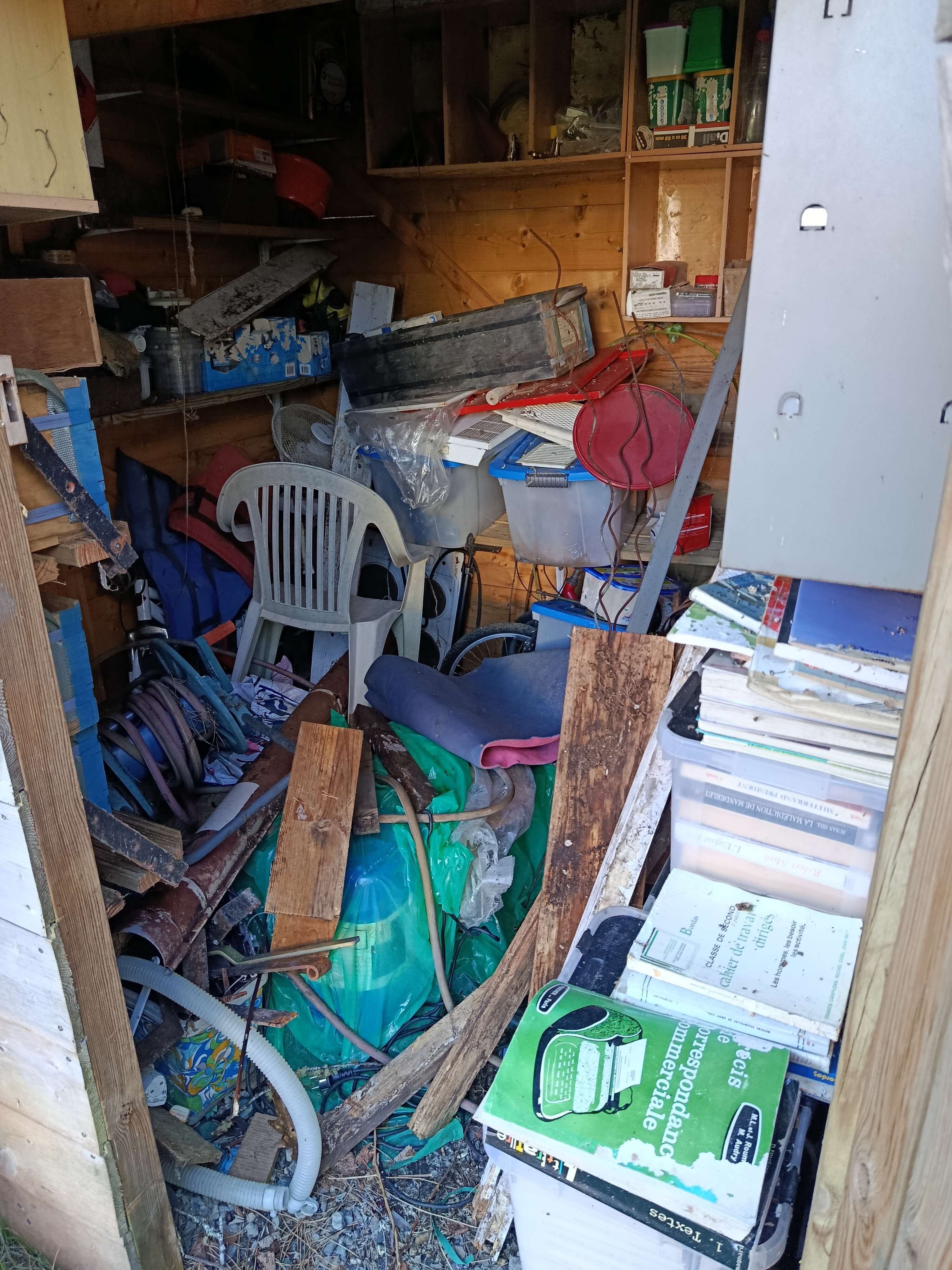 Débarras cabane encombrée 5m² à Mios - CapDébarras Bassin d'Arcachon